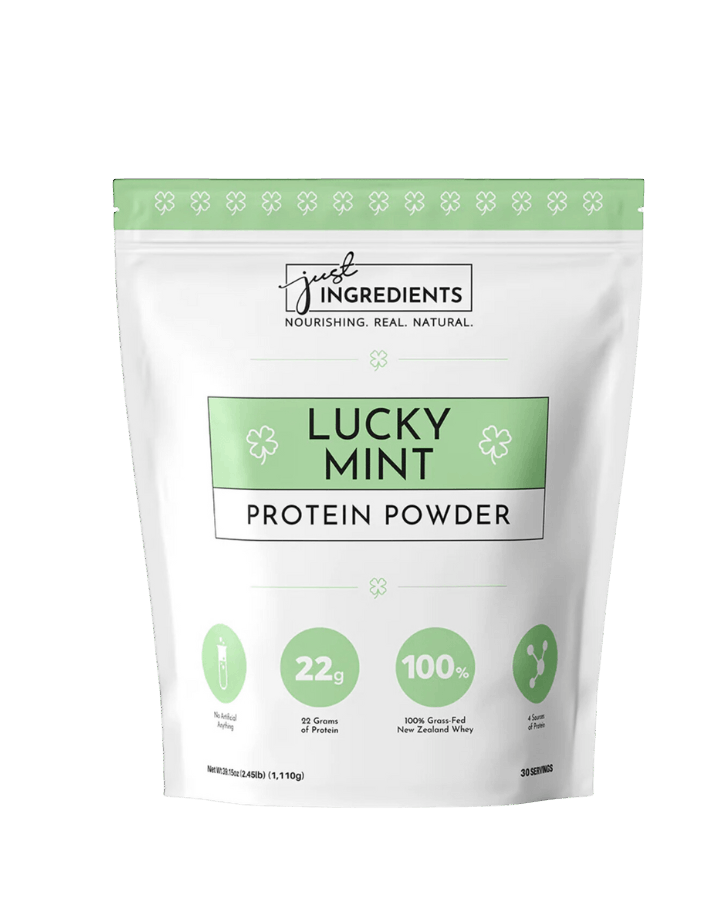 Just Ingredients Lucky Mint Protein Powder