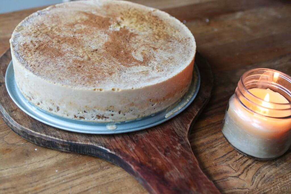 pumpkin pie ice cream cake from springform pan